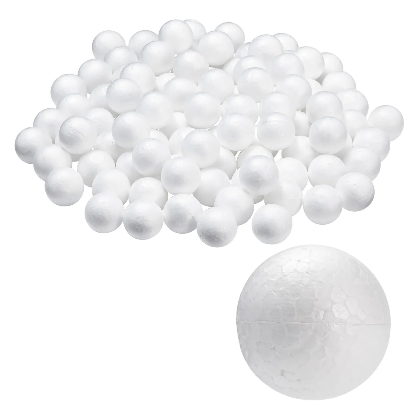 100-Pack 1-Inch Polystyrene Mini Foam Balls