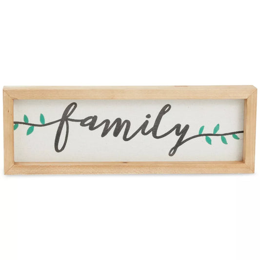 Wooden Family Sign, Farmhouse Home Décor