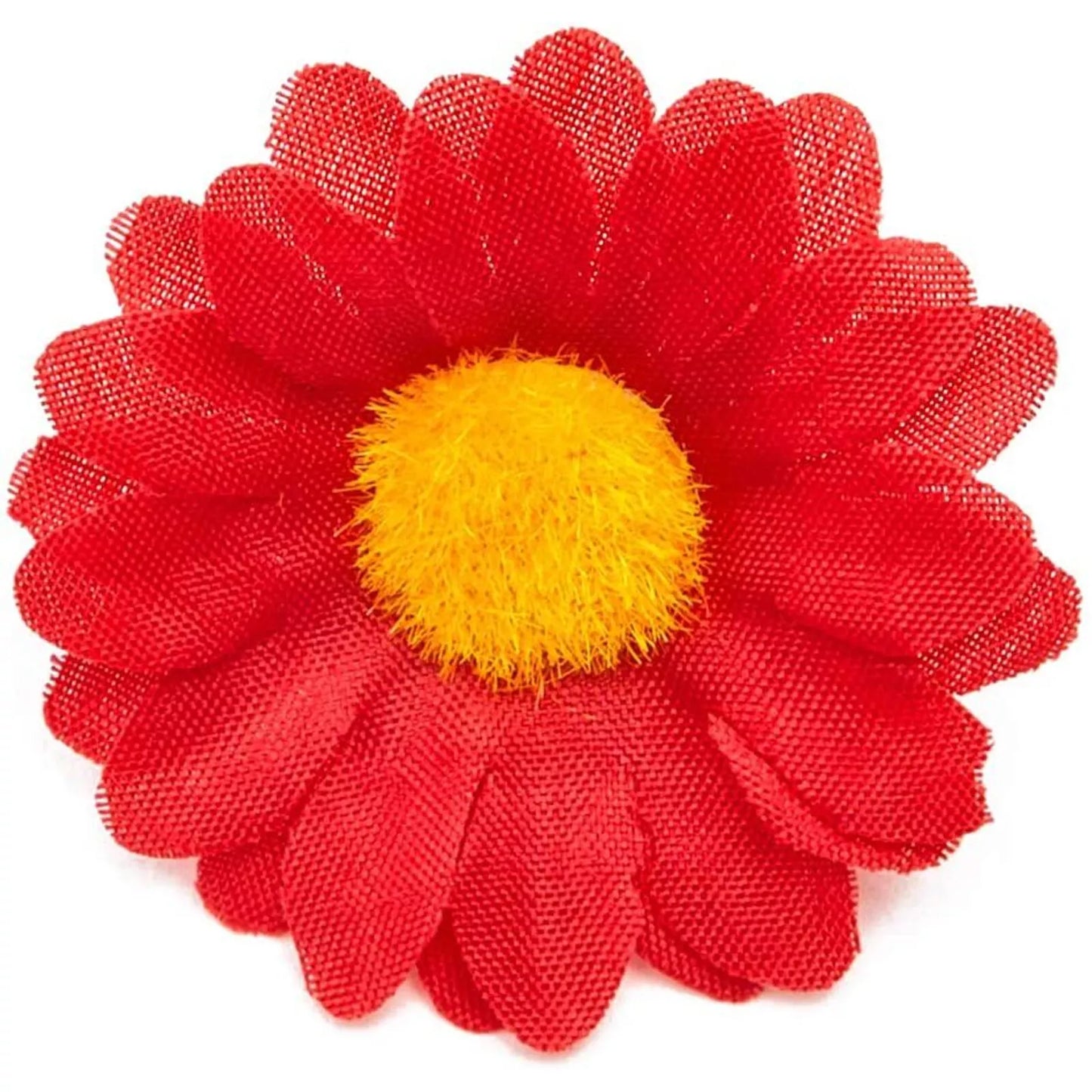 100-Pack Red Artificial Silk Daisy Flowers