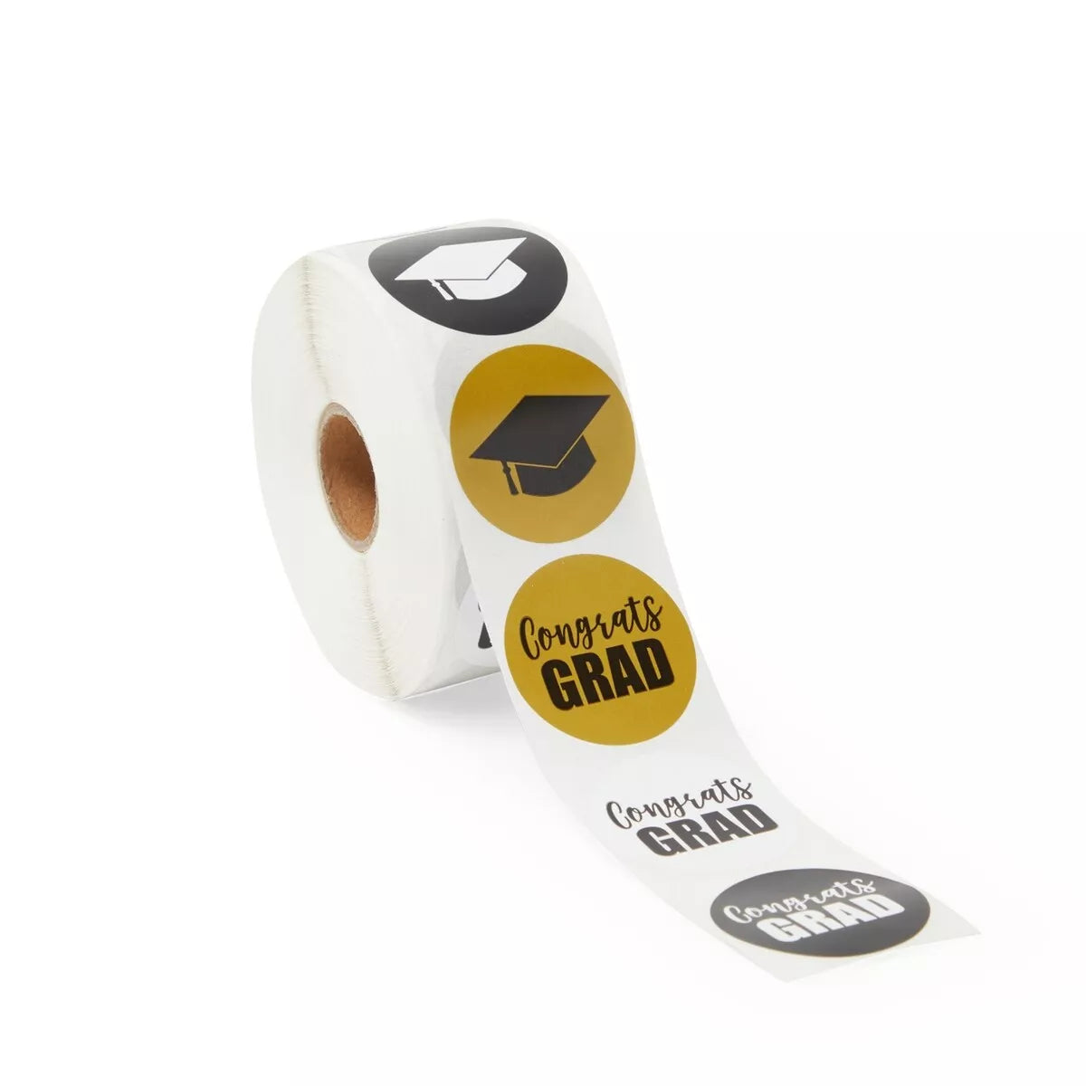 1000 Pack Graduation Stickers - 8 Designs, 1.5 inch, for Invitations and Seals