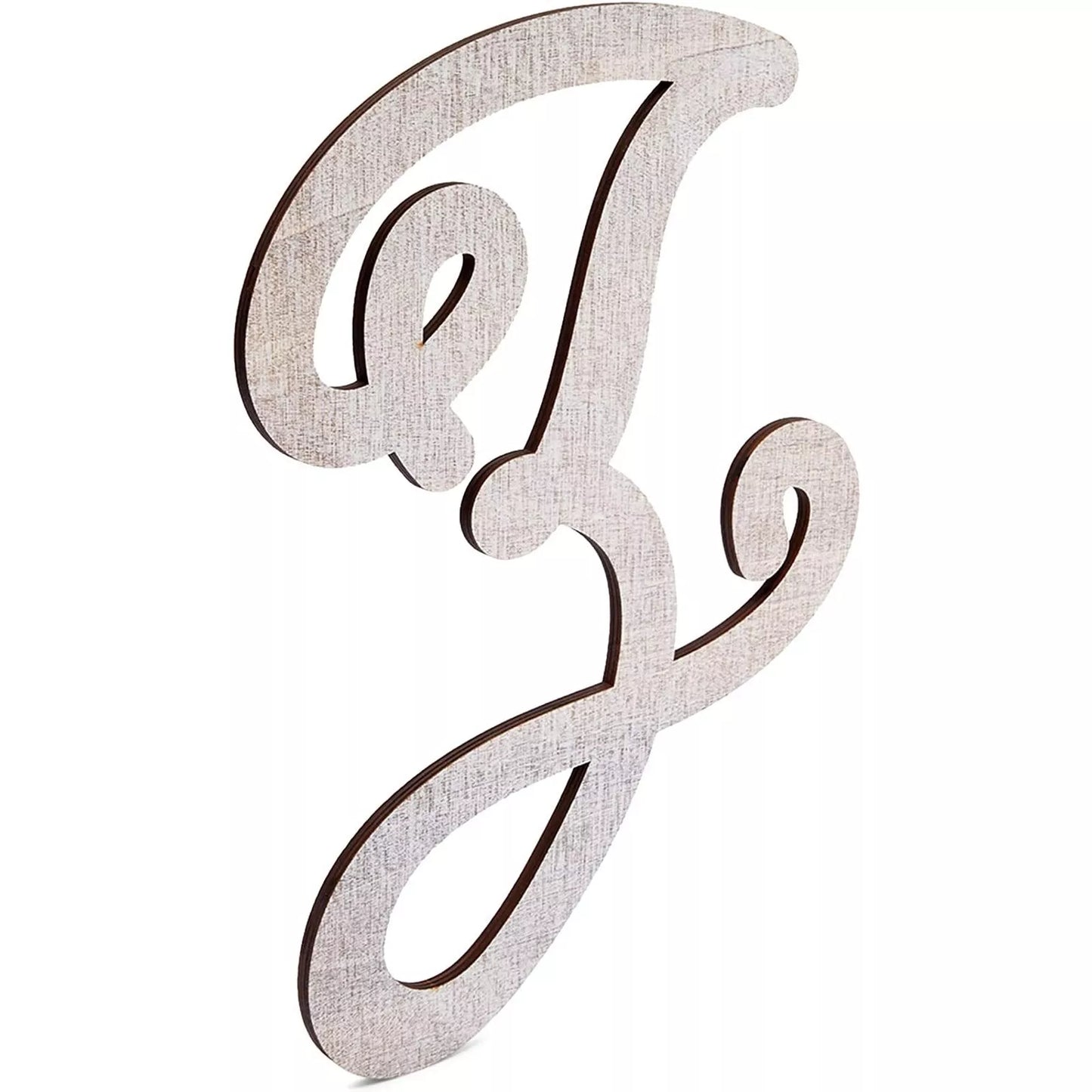 13-Inch Wooden Monogram Alphabet Letter Z