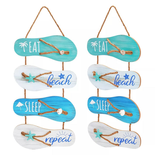 2-Pack Beach Home Wall Ornaments