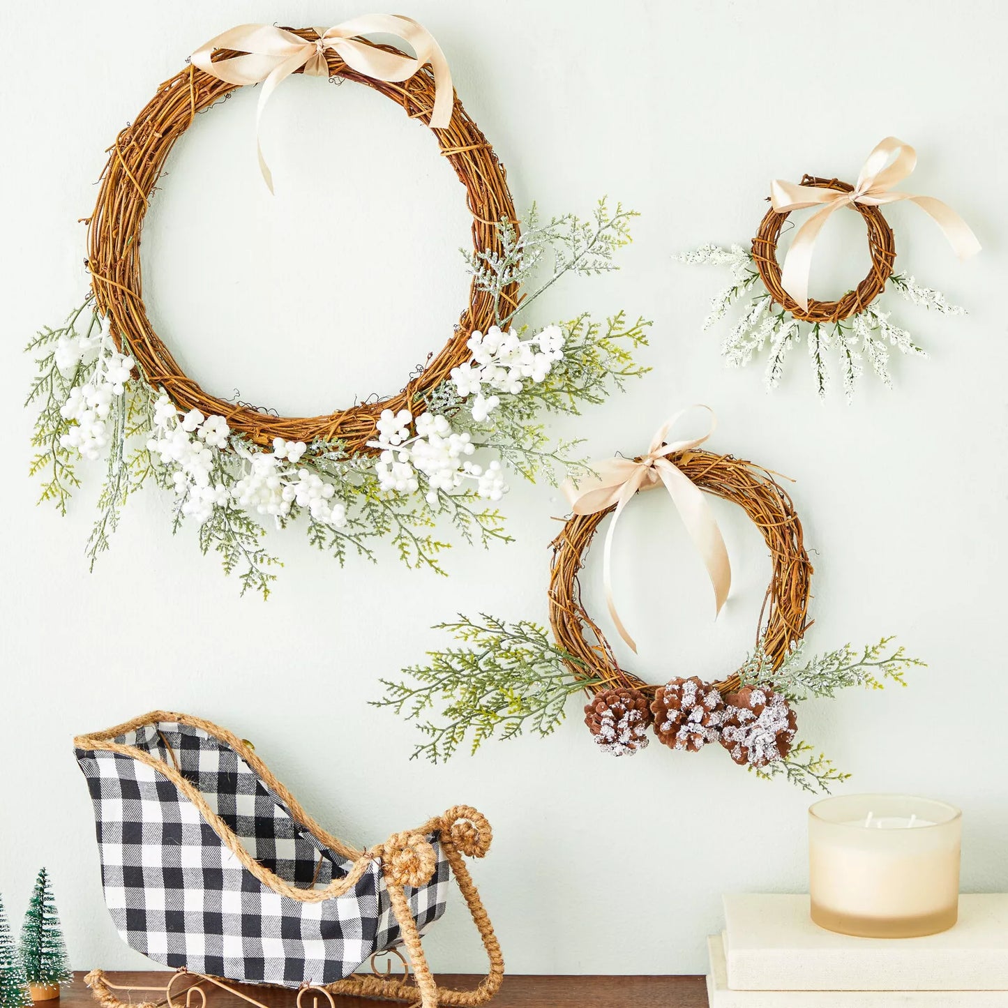 Set of 3 Grapevine Wreath Forms