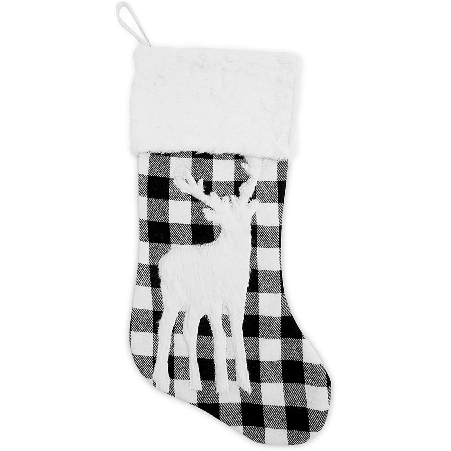 2-Pack Buffalo Plaid Christmas Stockings 18-Inch