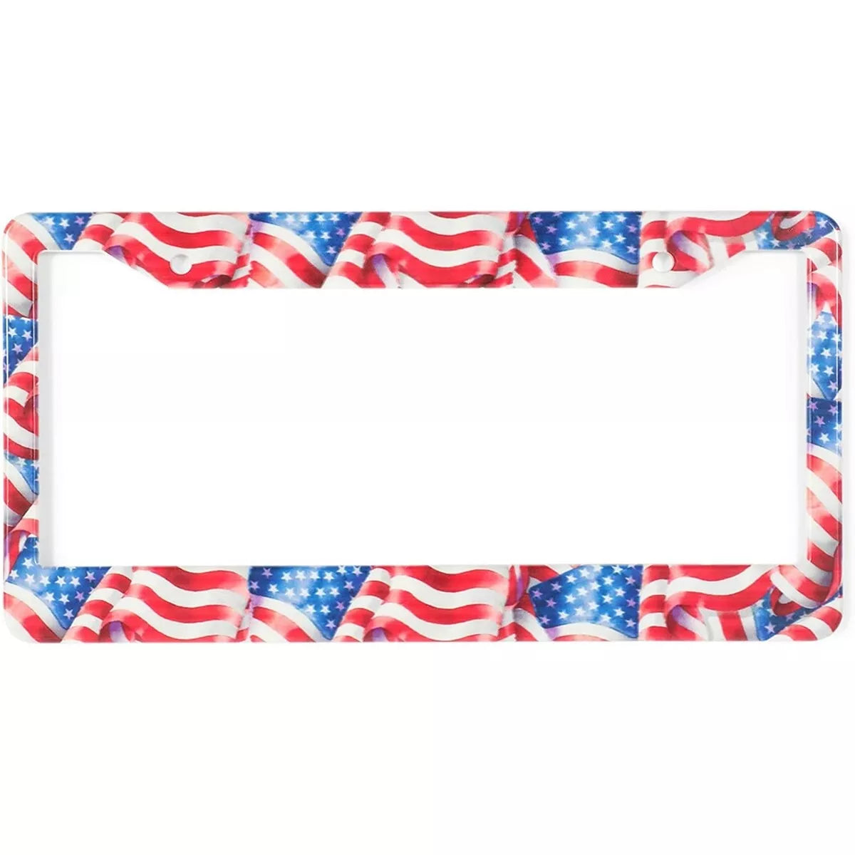 2-Pack American Flag License Plate Frames