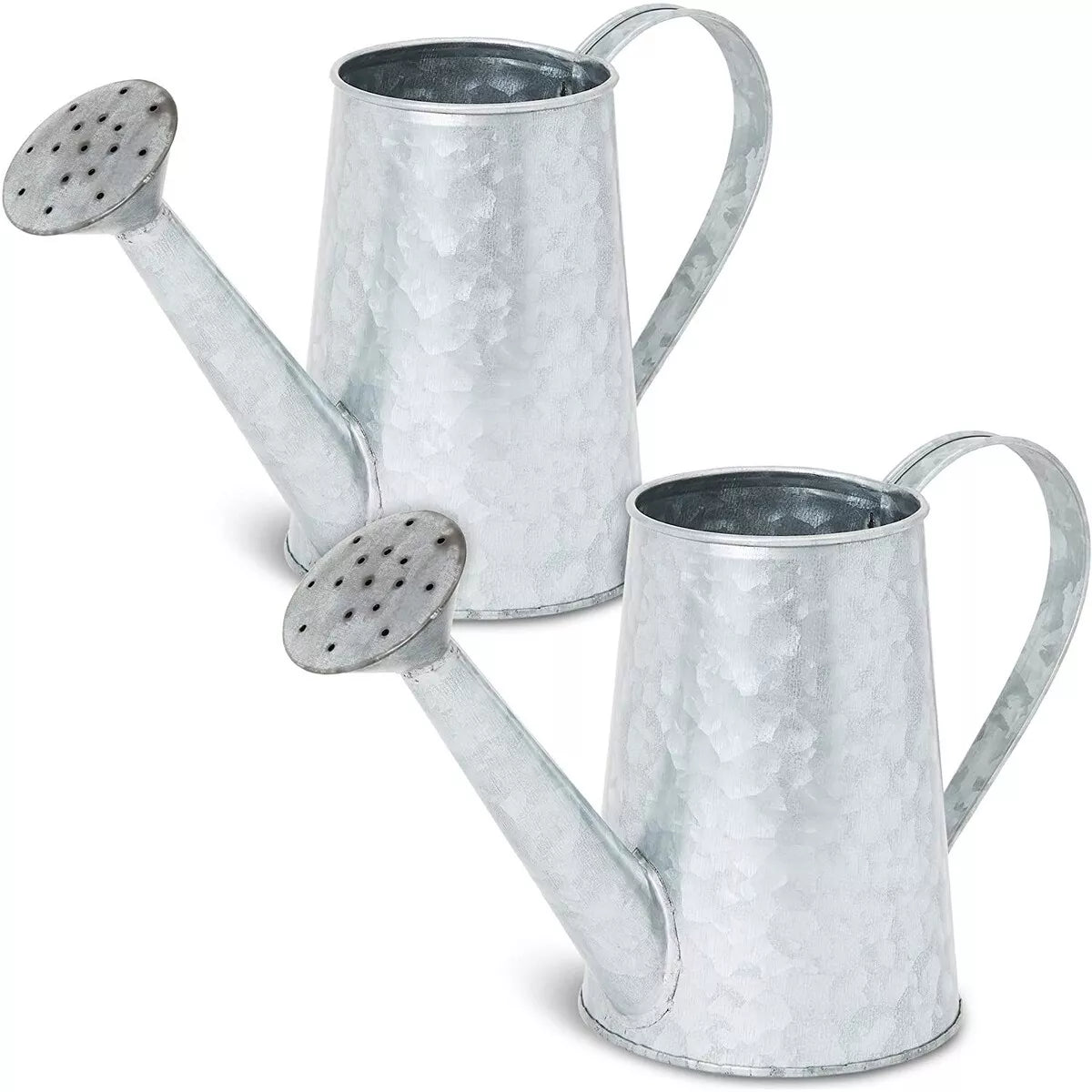 Galvanized Watering Can Vases with Handle