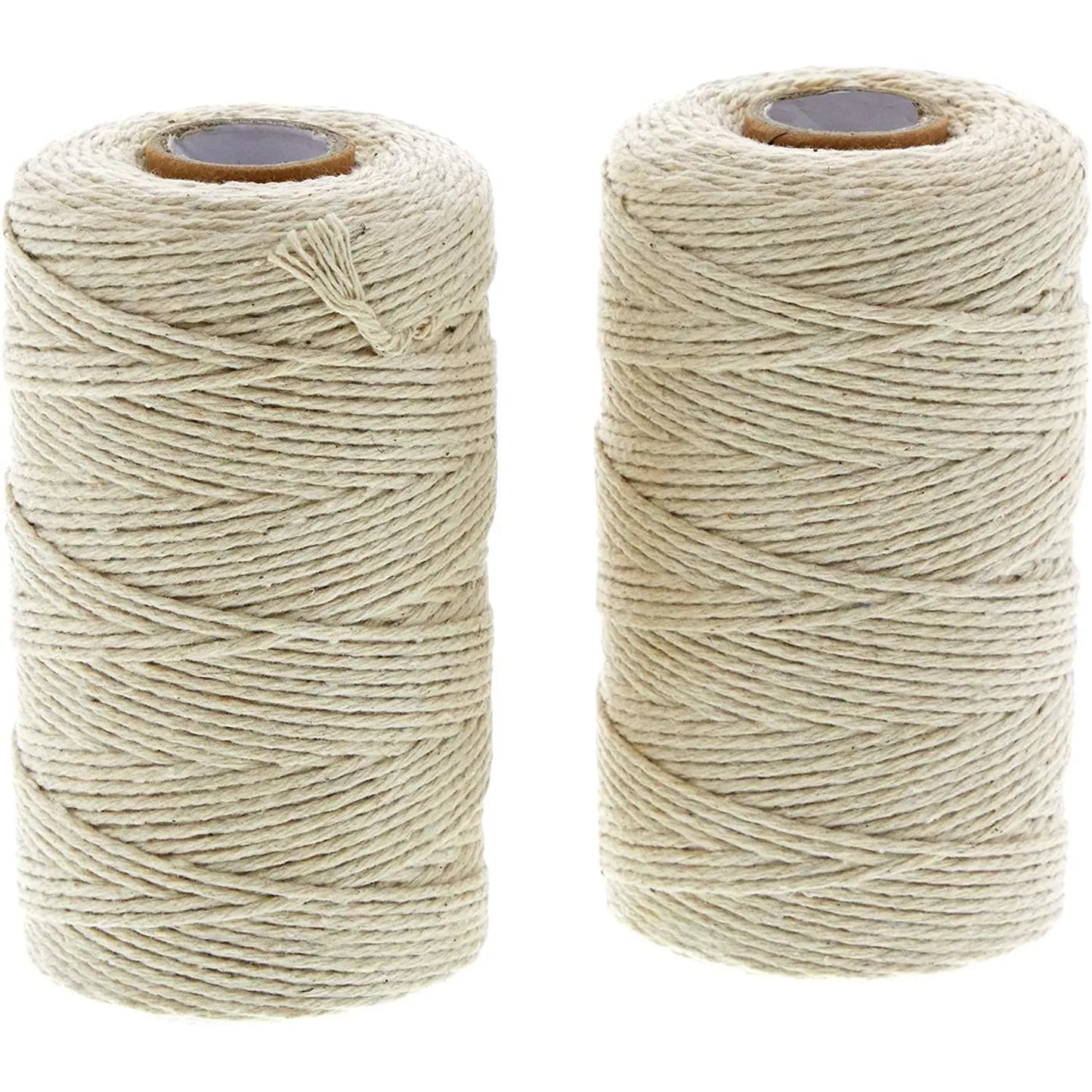 2Pcs 1.5mm Cotton Twine Cord Thread Beading String