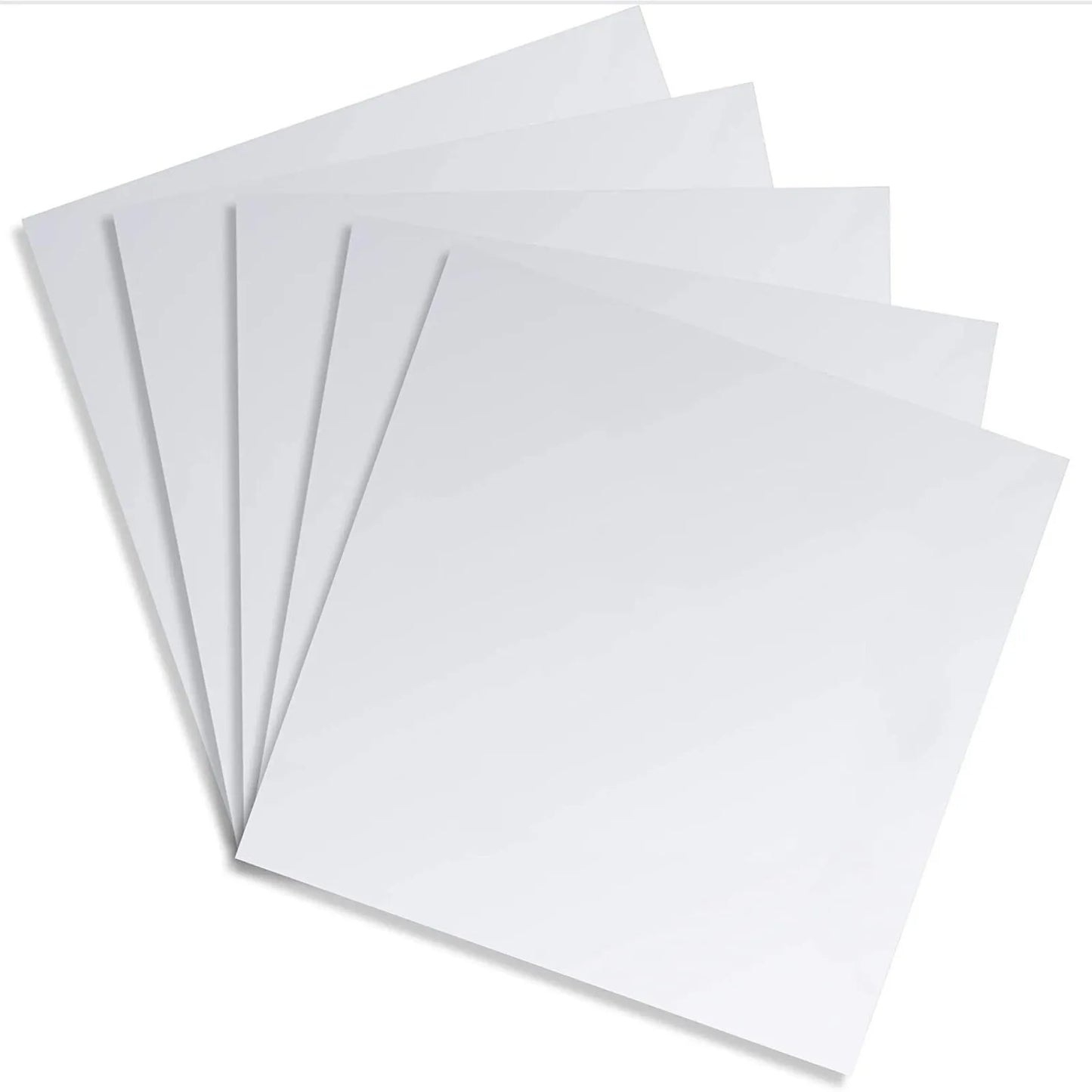 5-Pack Adhesive Flexible Mirror Sheets