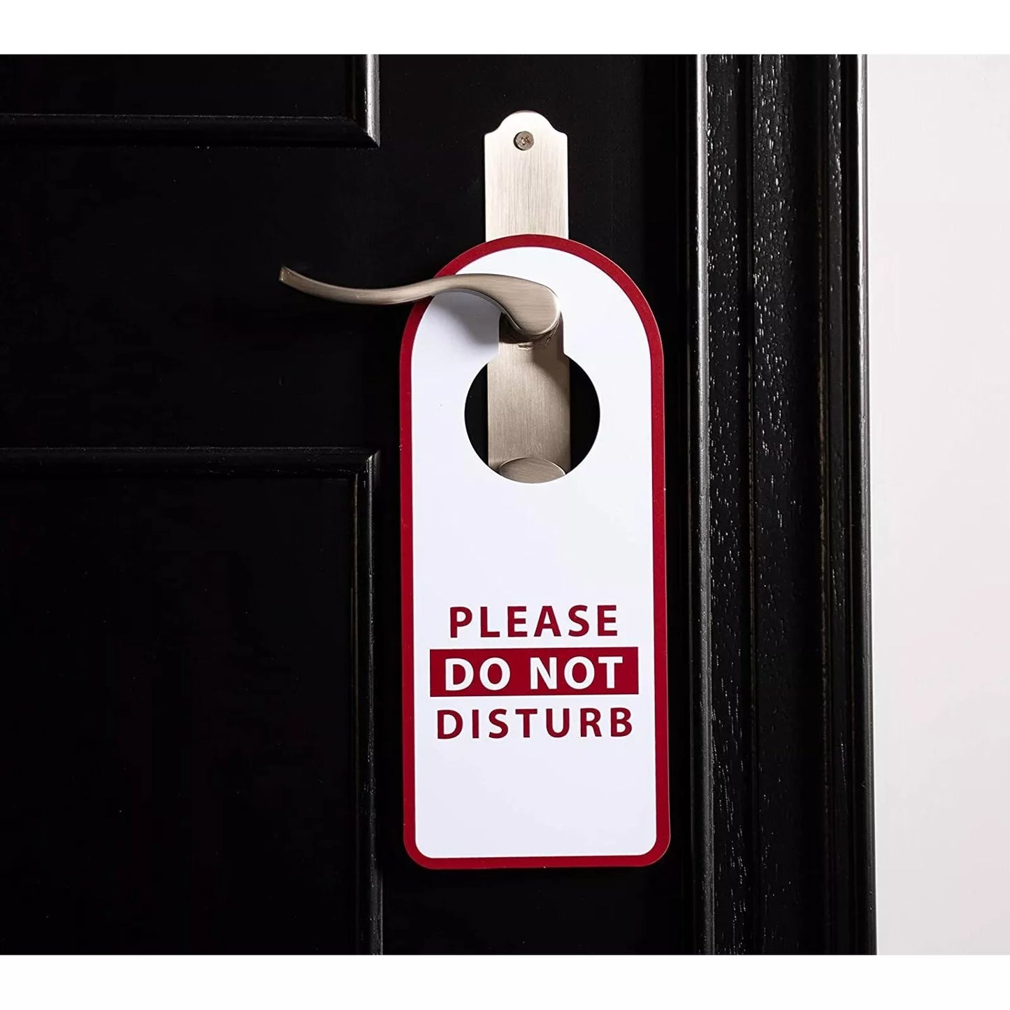 12-Pack Do Not Disturb Signs Please Knock Door Hangers Plastic