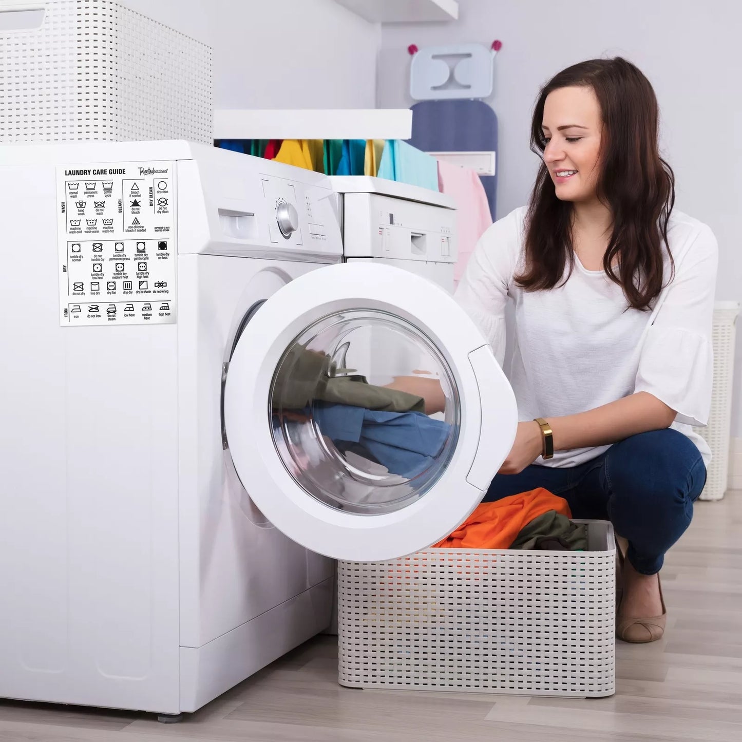 Talented Kitchen Magnetic Laundry Organization Chart