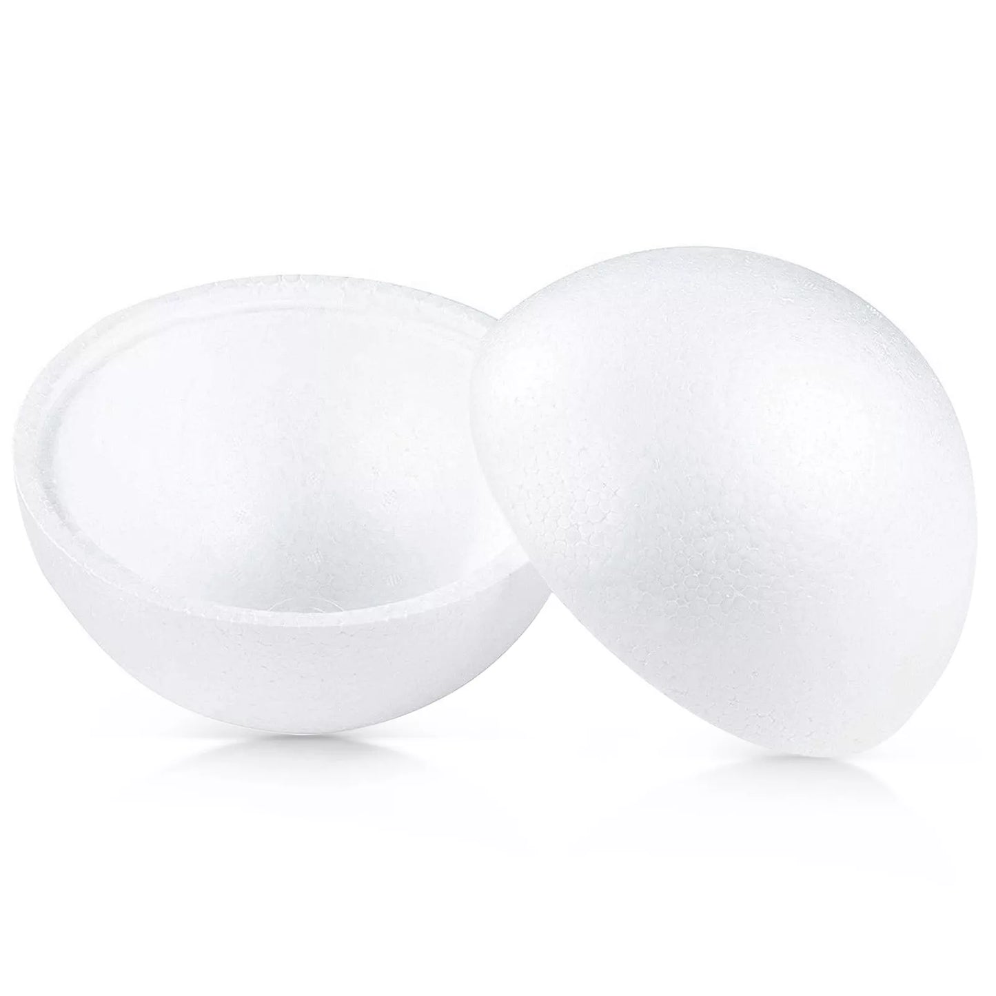 2-Pack Half Sphere Foam Balls 8 In Large Hollow Dome