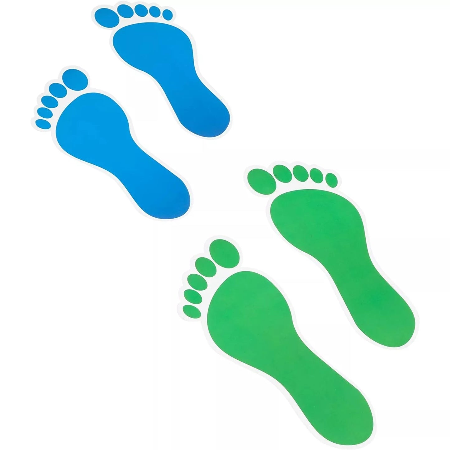 32 Pairs Kids Footprint Decal Stickers