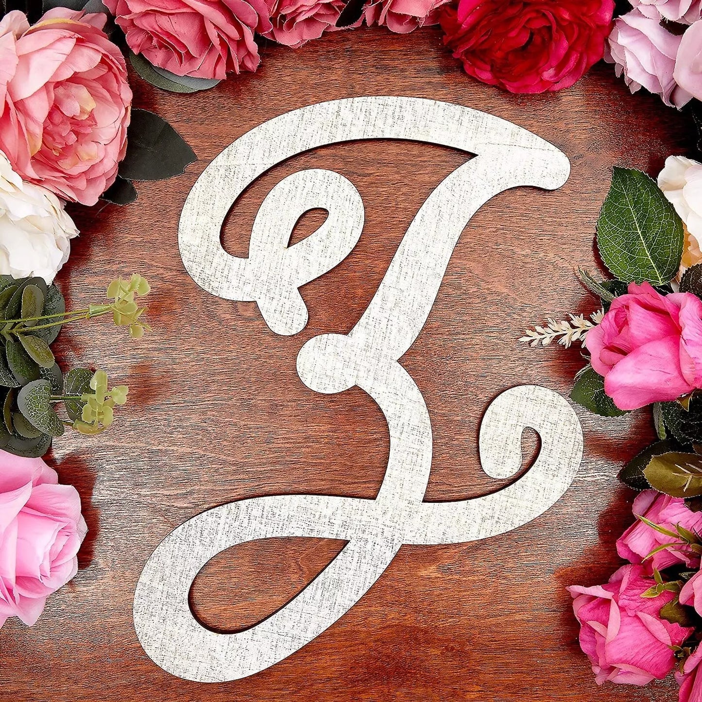 13-Inch Wooden Monogram Alphabet Letter Z