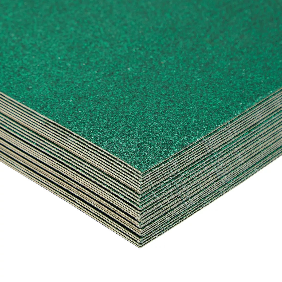 30 Sheets Glitter Green Cardstock, 8.5x11 Inch