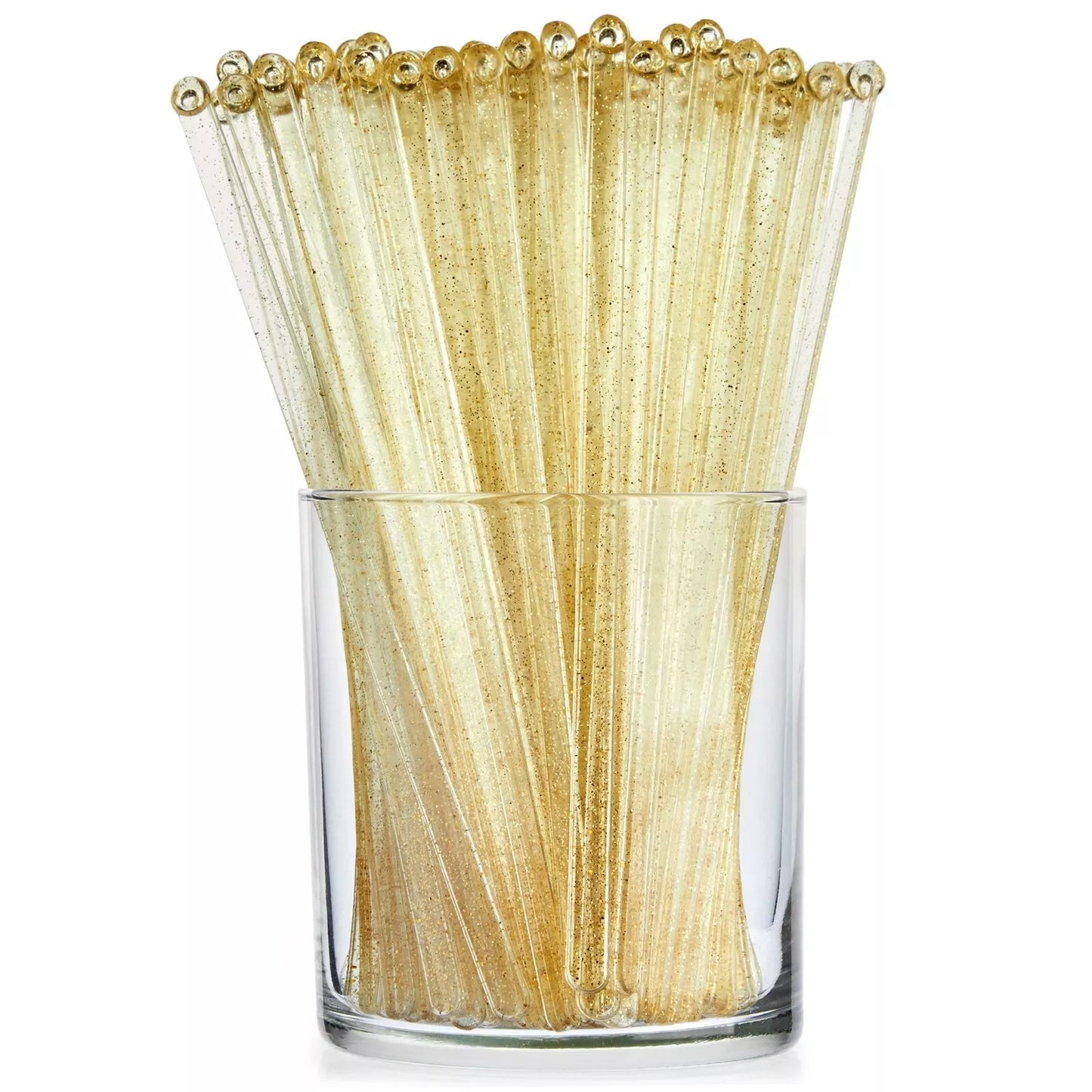 100 Pack Gold Swizzle Sticks - 6.5 Inches