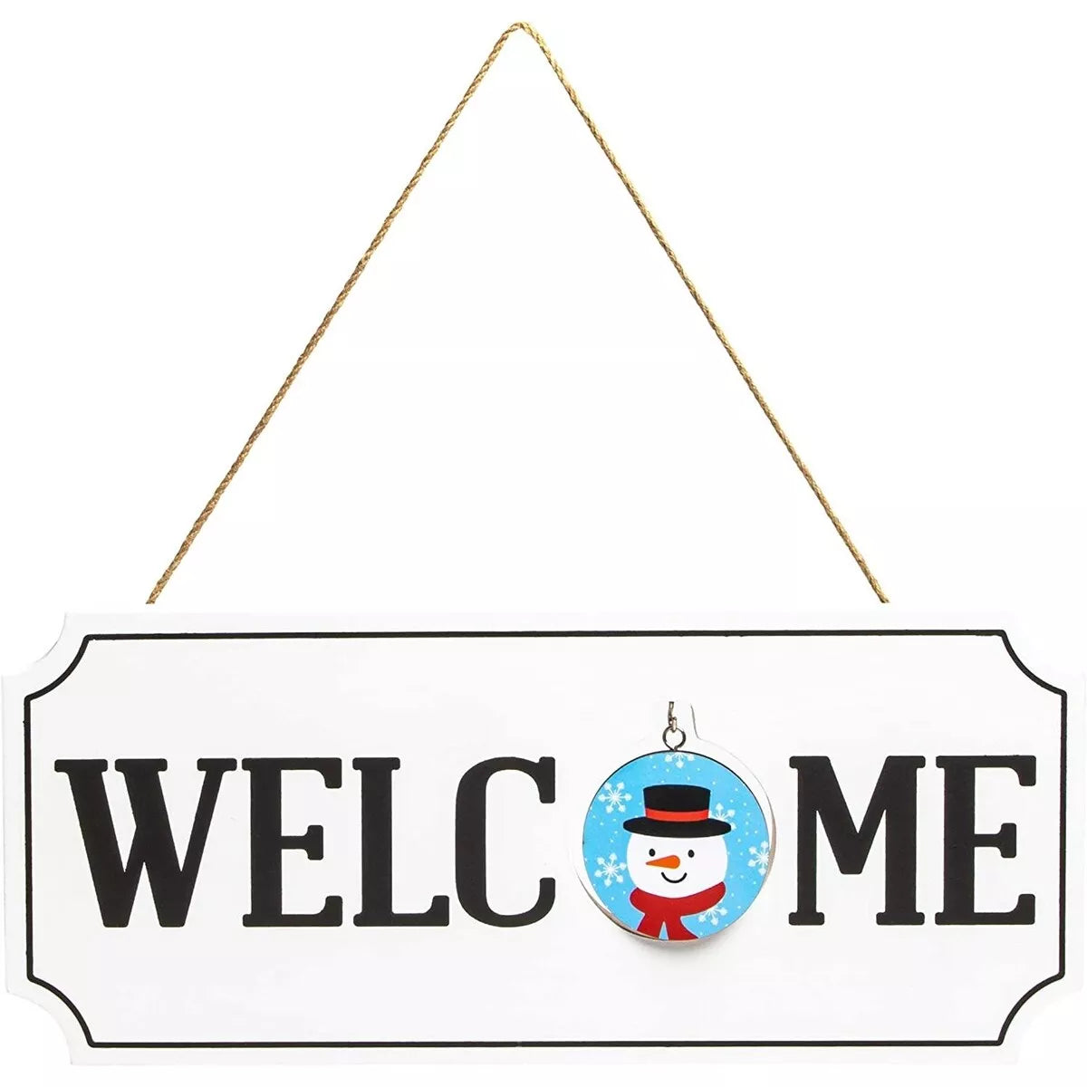 9-Piece Interchangeable Seasonal Welcome Sign