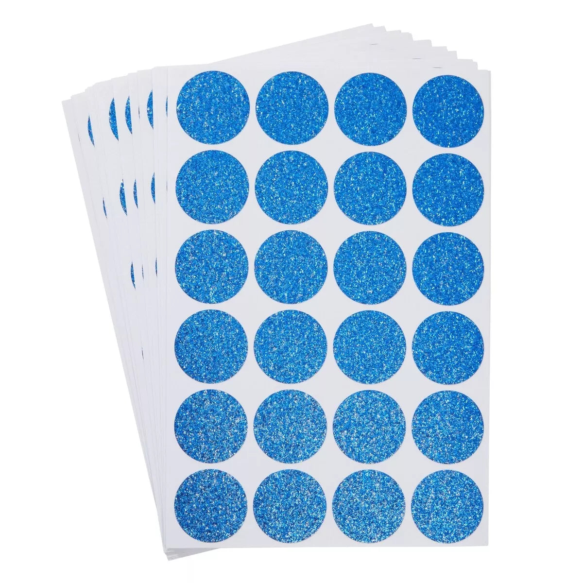 360x Round Envelop Sealing Stickers Round Glitter Dot, Sparkle for Wedding 1"