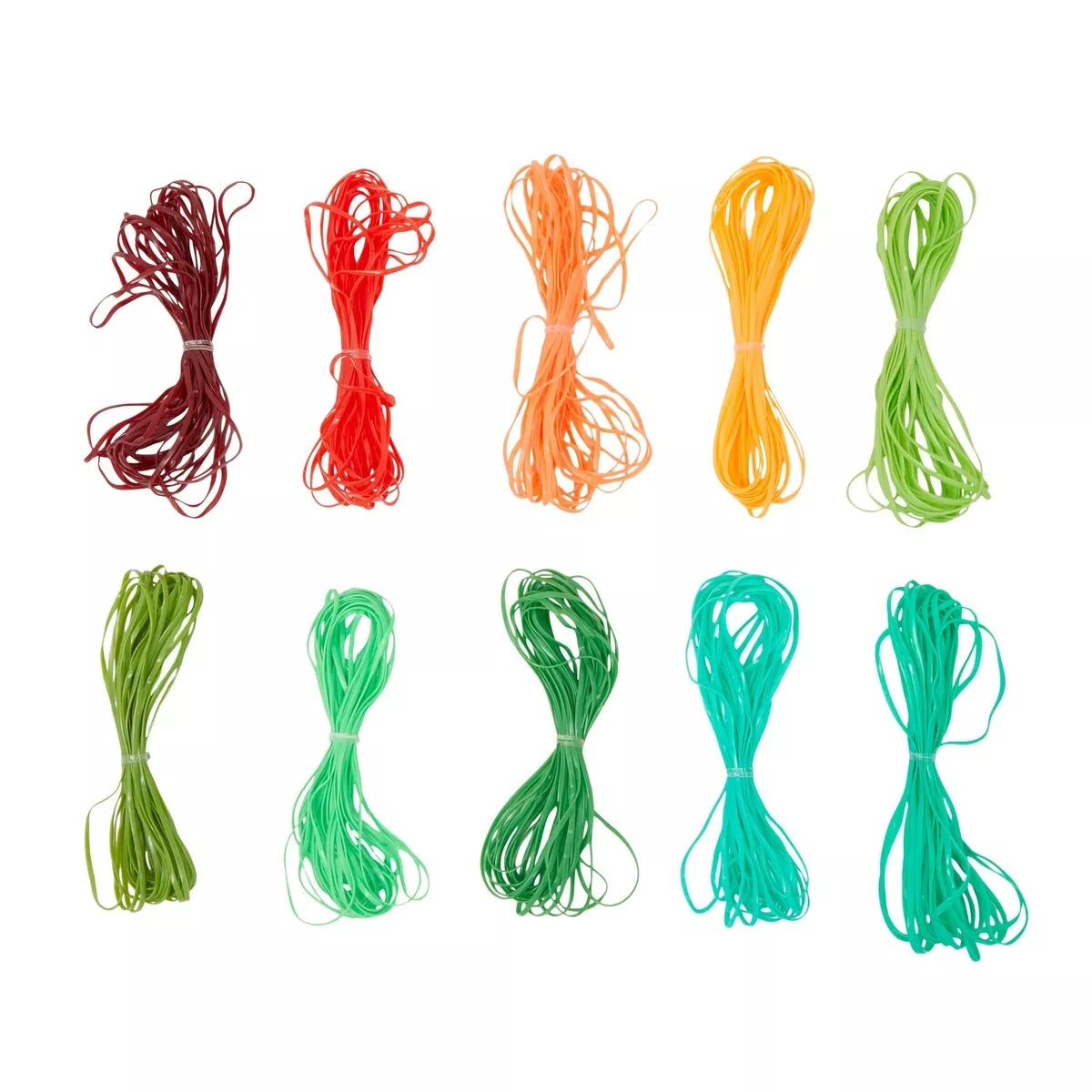 90-Piece Gimp Plastic Lace Lanyard Cord 30 Colors