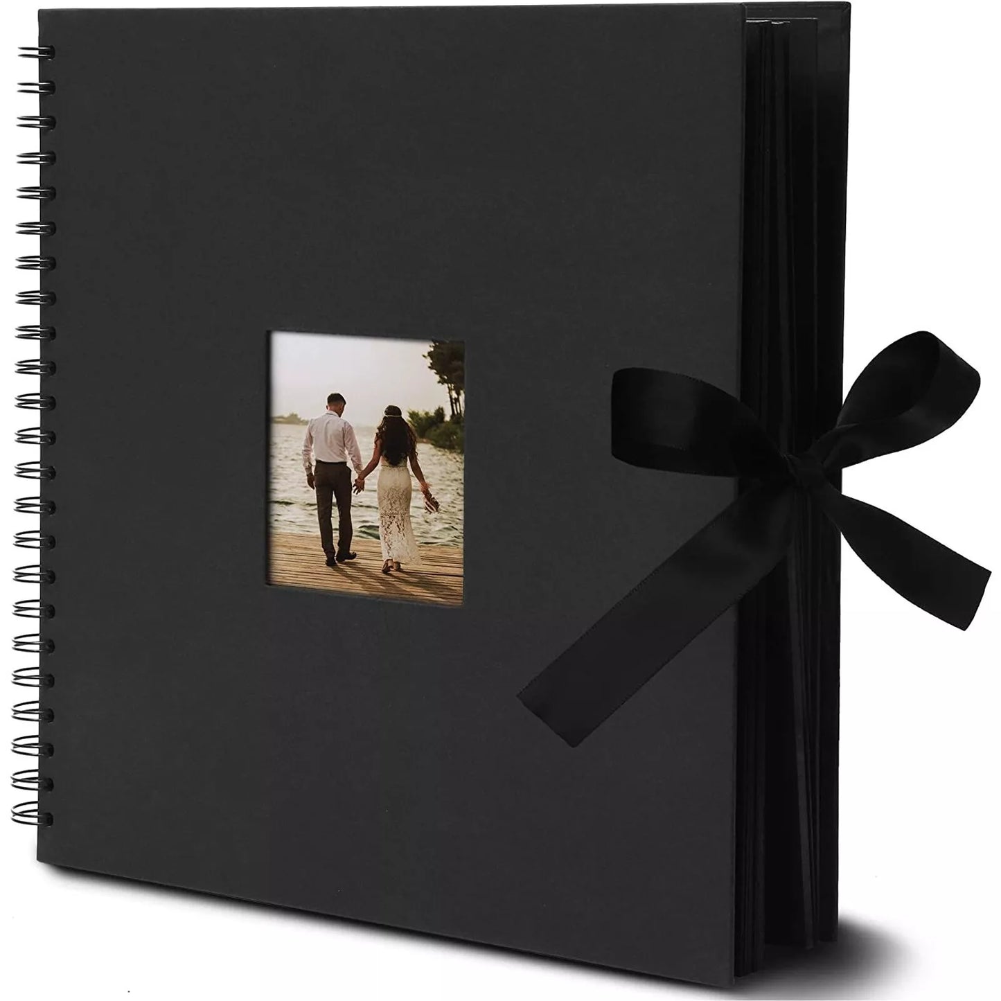 Black 12x12 Scrapbook Album with Window