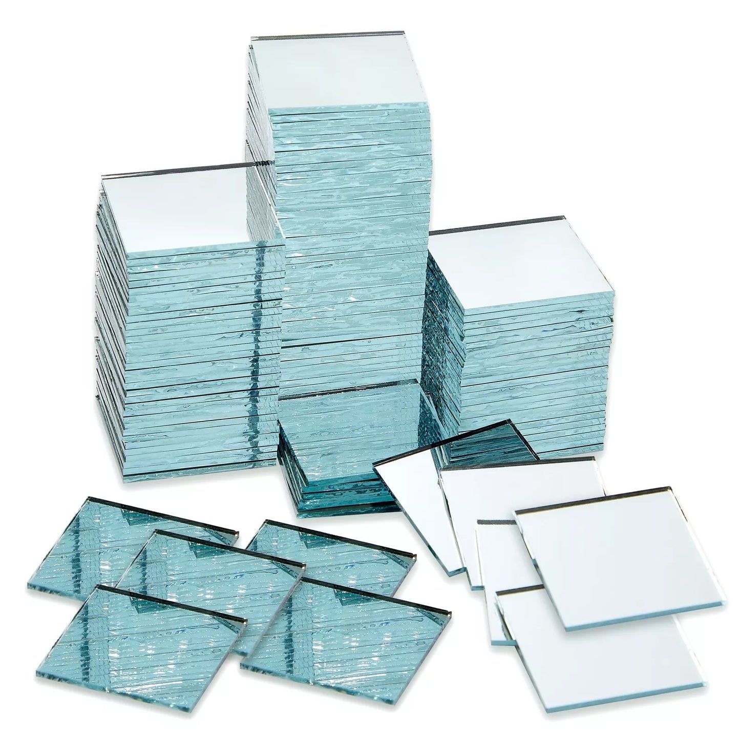 120-Piece Mini Square Mirror Tiles