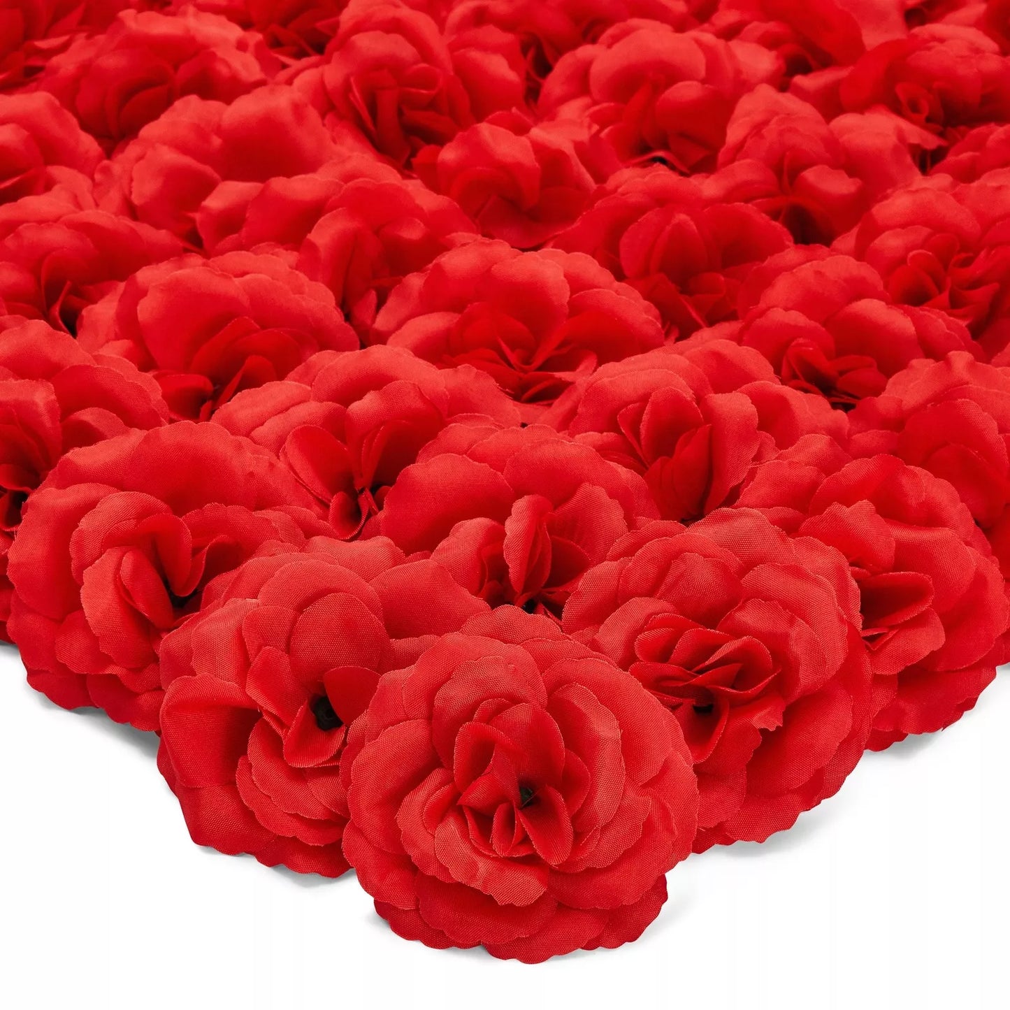 50 Pack Artificial Roses 3” Stemless Flowers