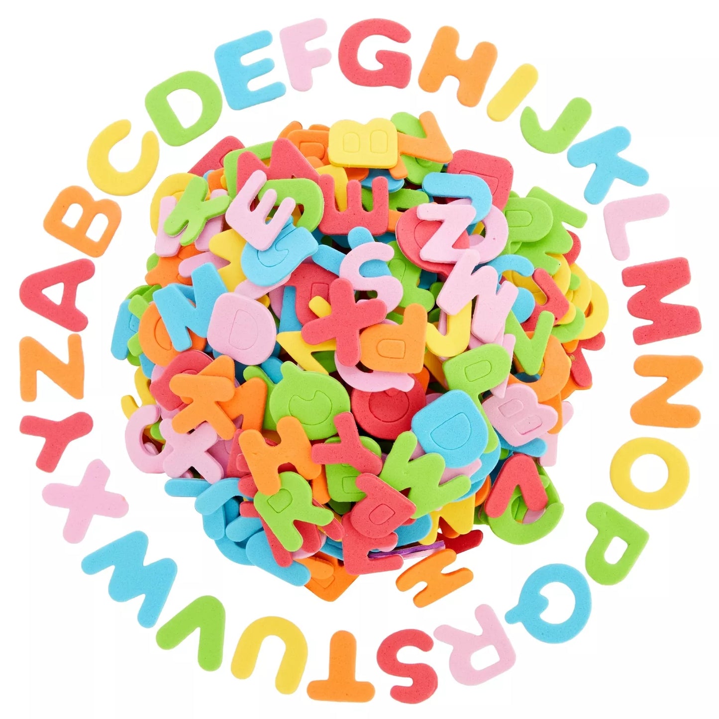 1300 Pieces Small Foam Letter Stickers for Crafts, 50 Sets of A-Z Alphabets