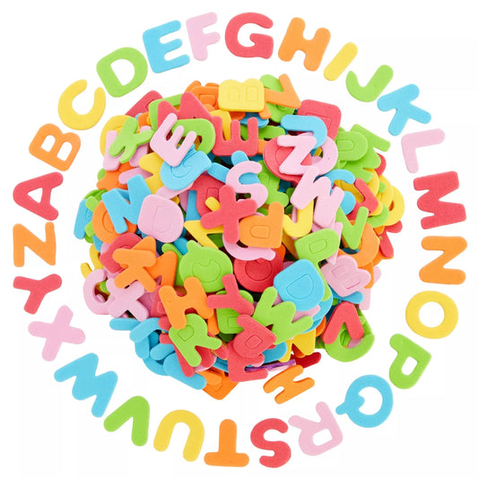 1300 Pieces Small Foam Letter Stickers for Crafts, 50 Sets of A-Z Alphabets