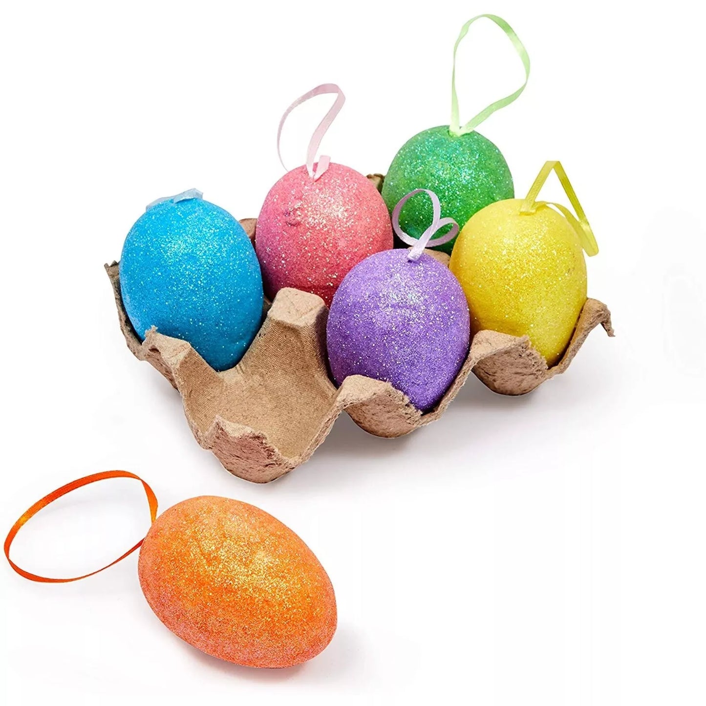 36-Pack Easter Plastic Egg Ornaments