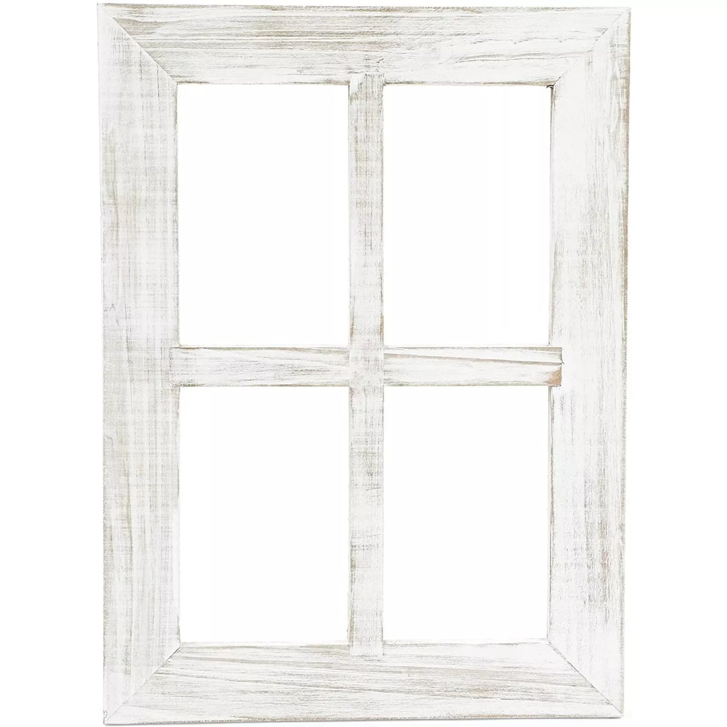 2-Pack White Window Frame Farmhouse Wall Decor