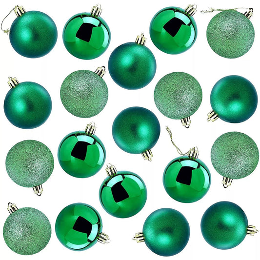 48-Pack Mini Christmas Ball Ornaments