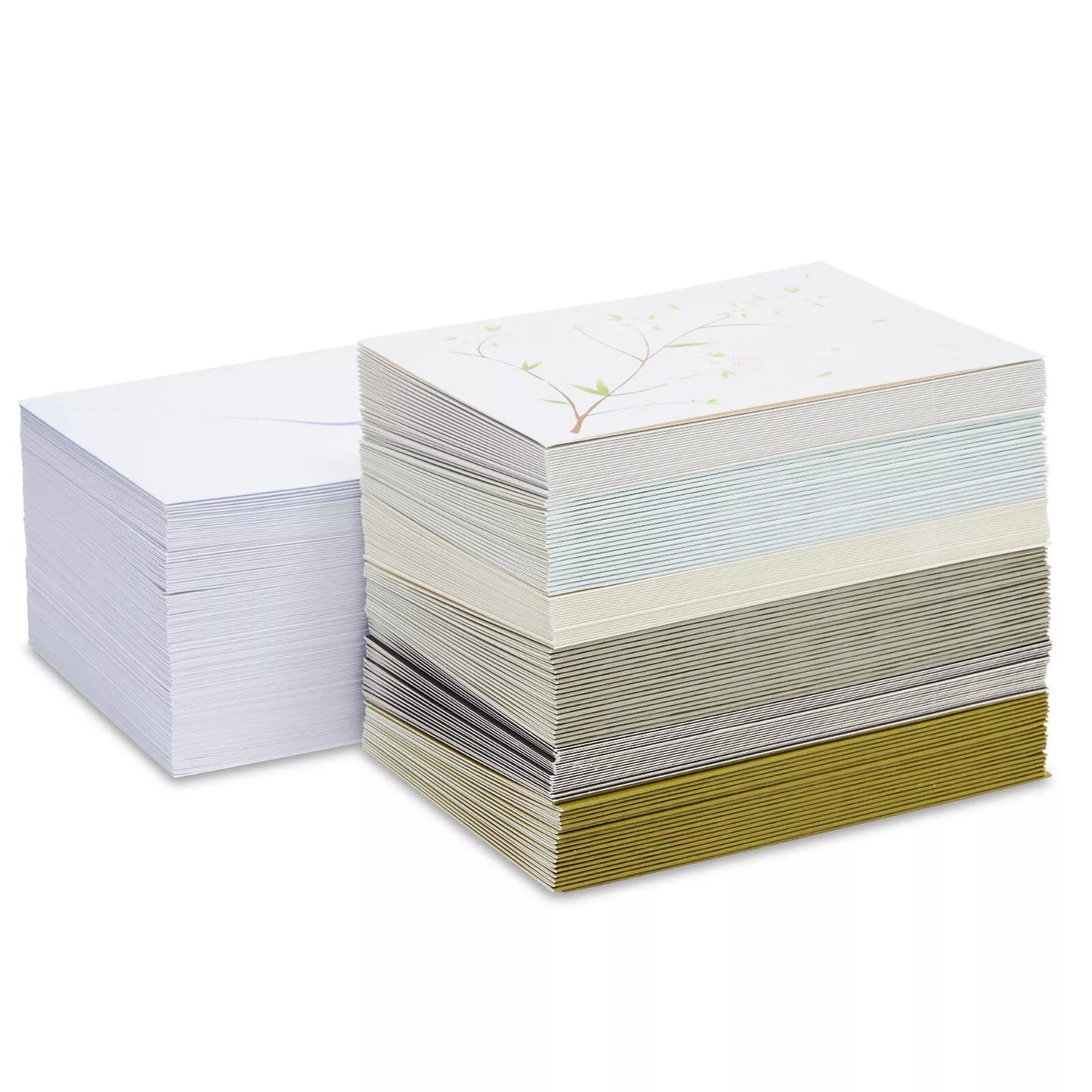 120-Pack Cherry Blossom Note Cards with Envelopes