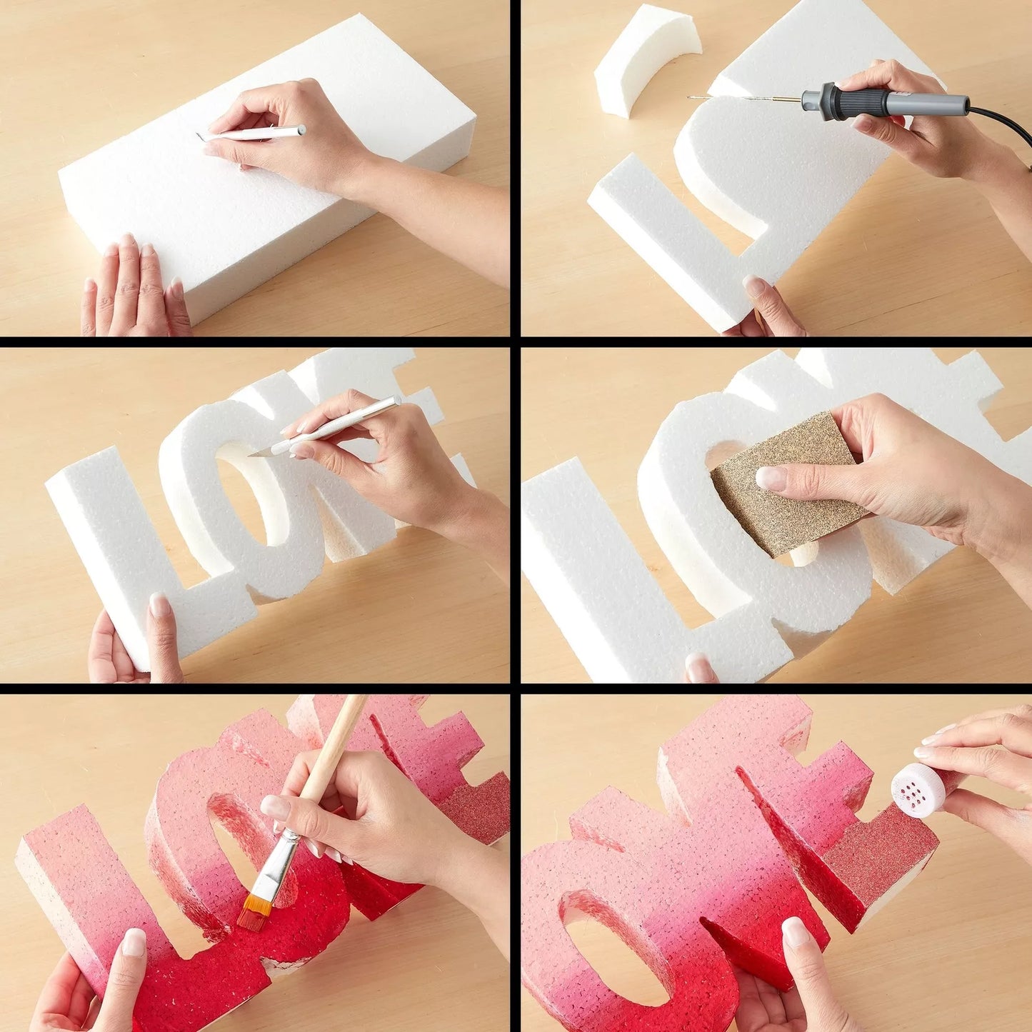 12-Pack Sculpting Foam Blocks