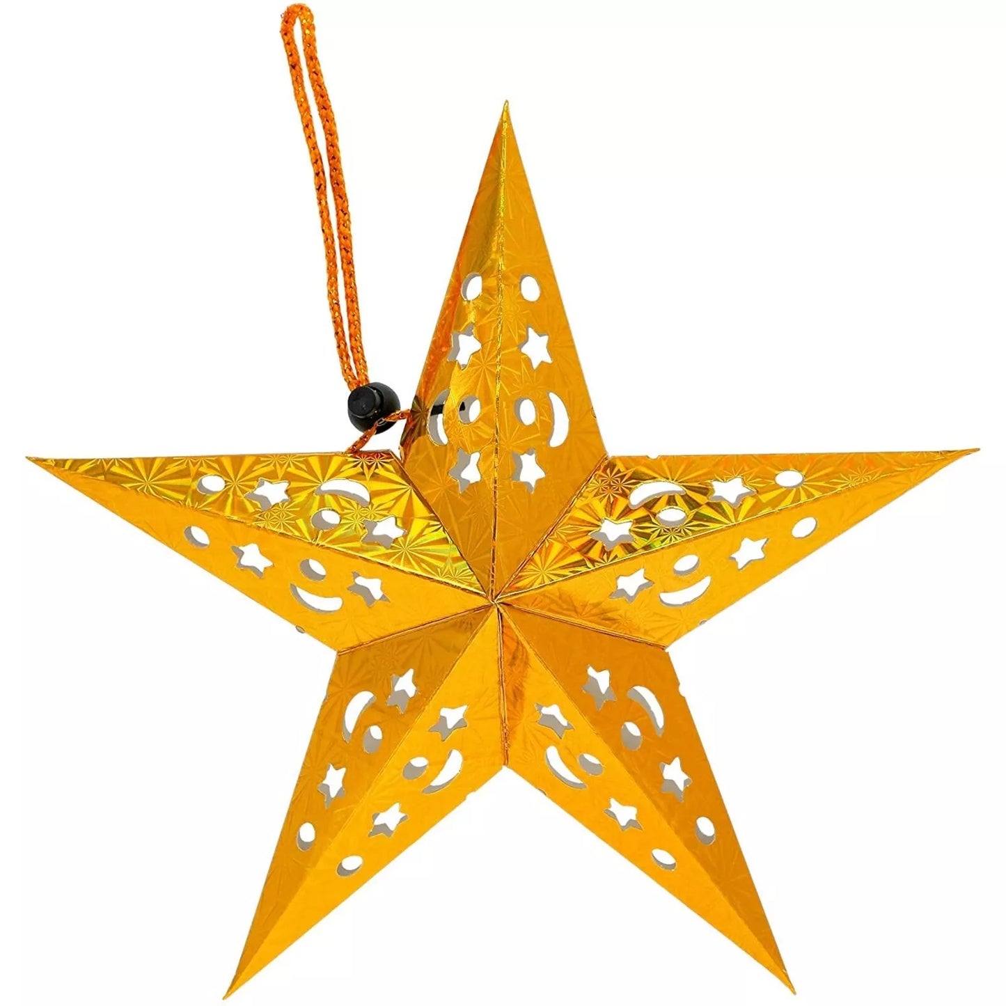 10-Pack Christmas Tree Star Lantern Ornaments