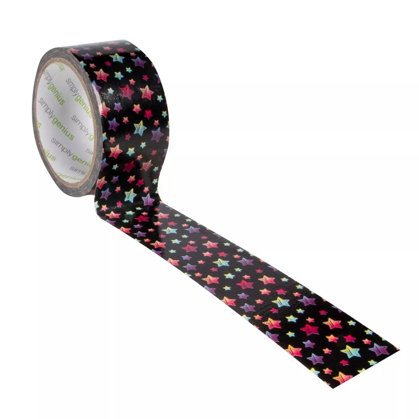 Pattern Duct Tape, Heavy Duty, Neon Stars