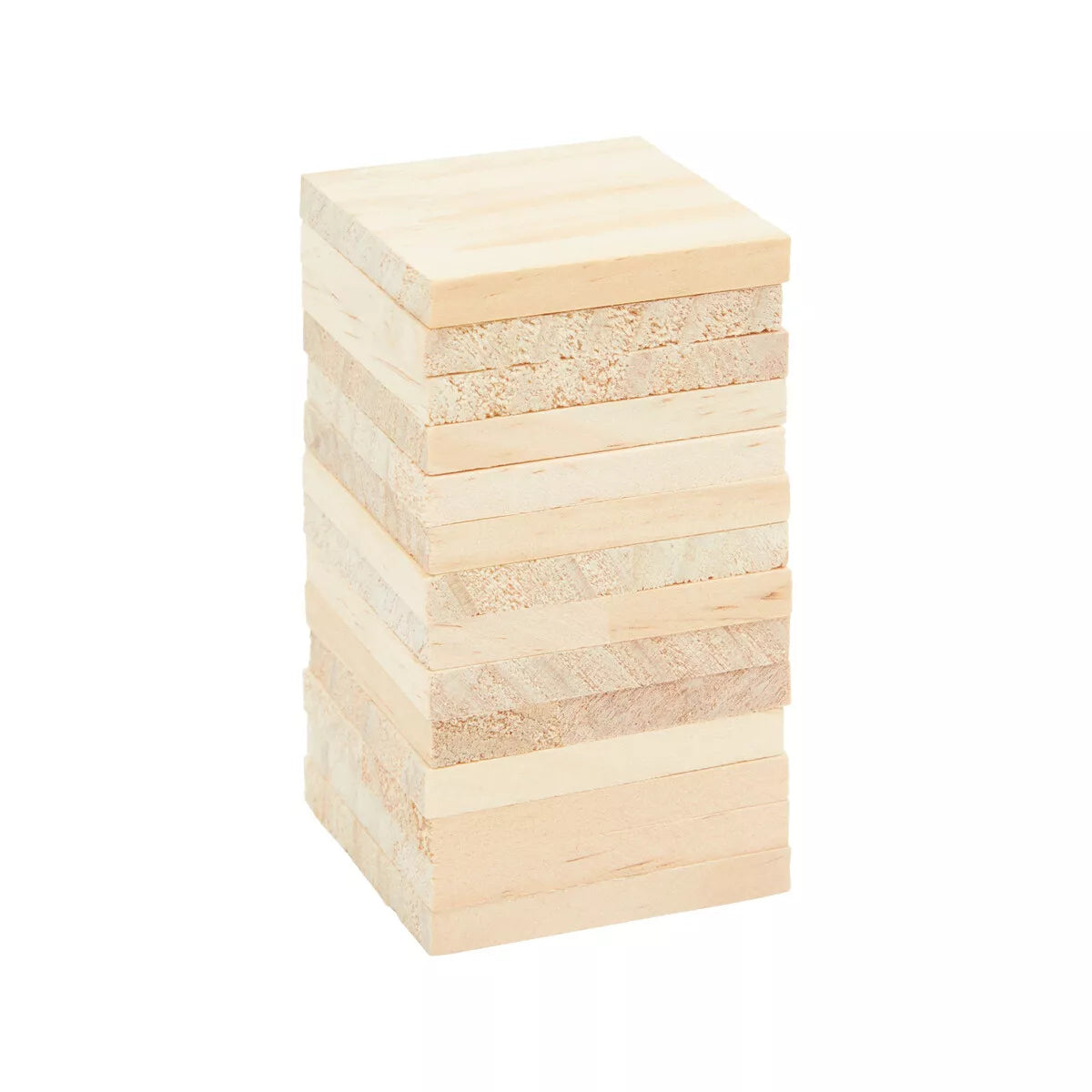 15 Pack Unfinished Wooden Coaster Wood Square Cutout Tiles