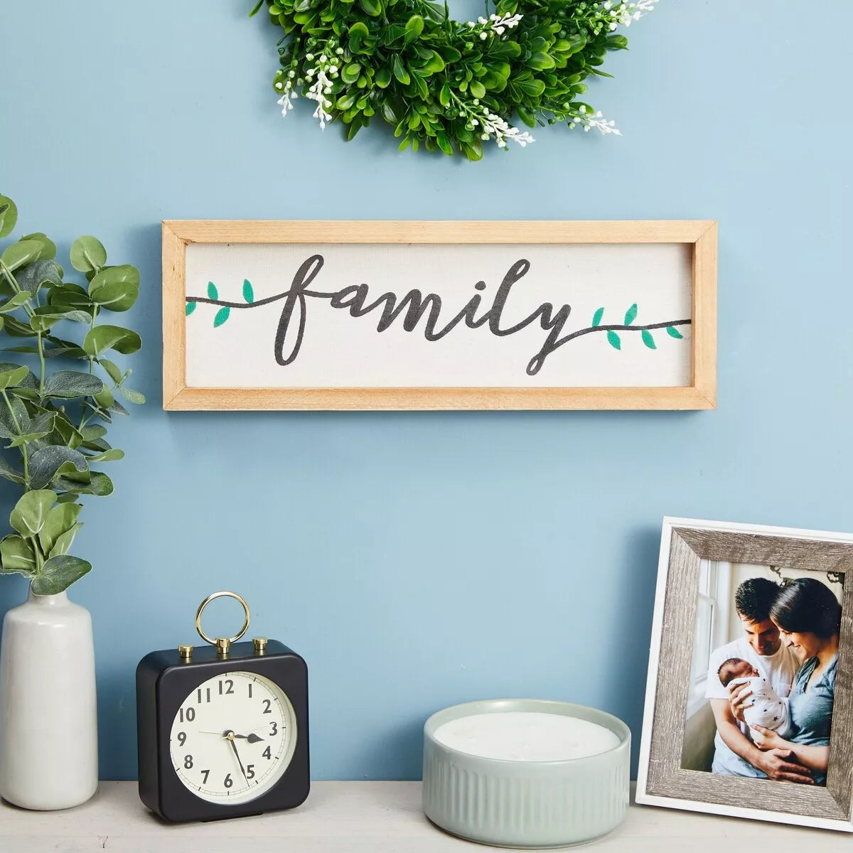 Wooden Family Sign, Farmhouse Home Décor