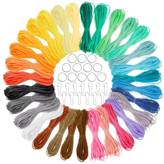 31 Colors Lanyard Gimp String Boondoggle Kit