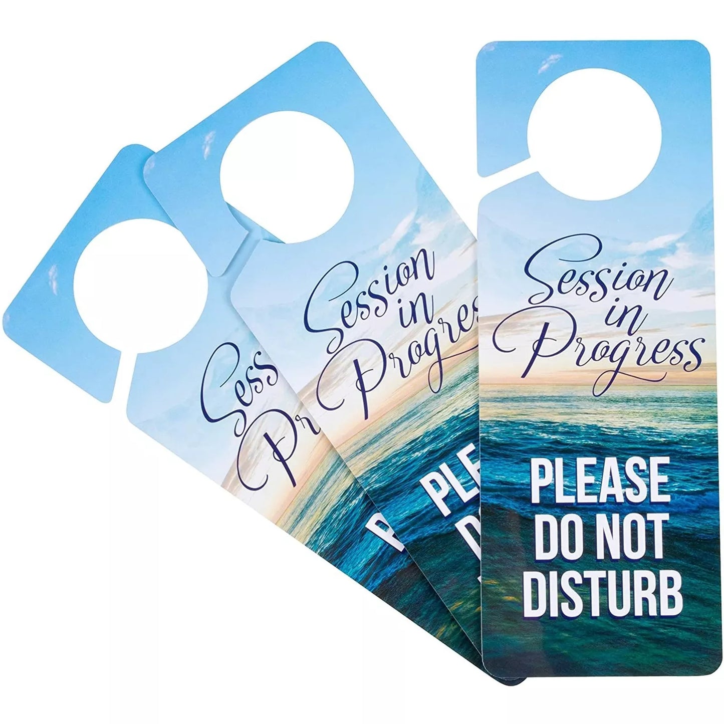 3-Pack Plastic Do Not Disturb Door Hangers