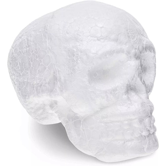 12-Pack Halloween Skull Head Foam