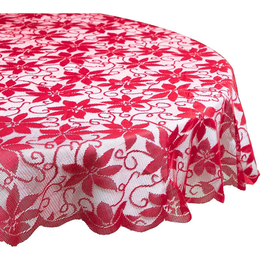 Round Lace Tablecloth, 72 Inch