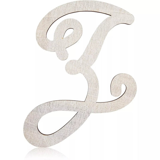 13-Inch Wooden Monogram Alphabet Letter Z