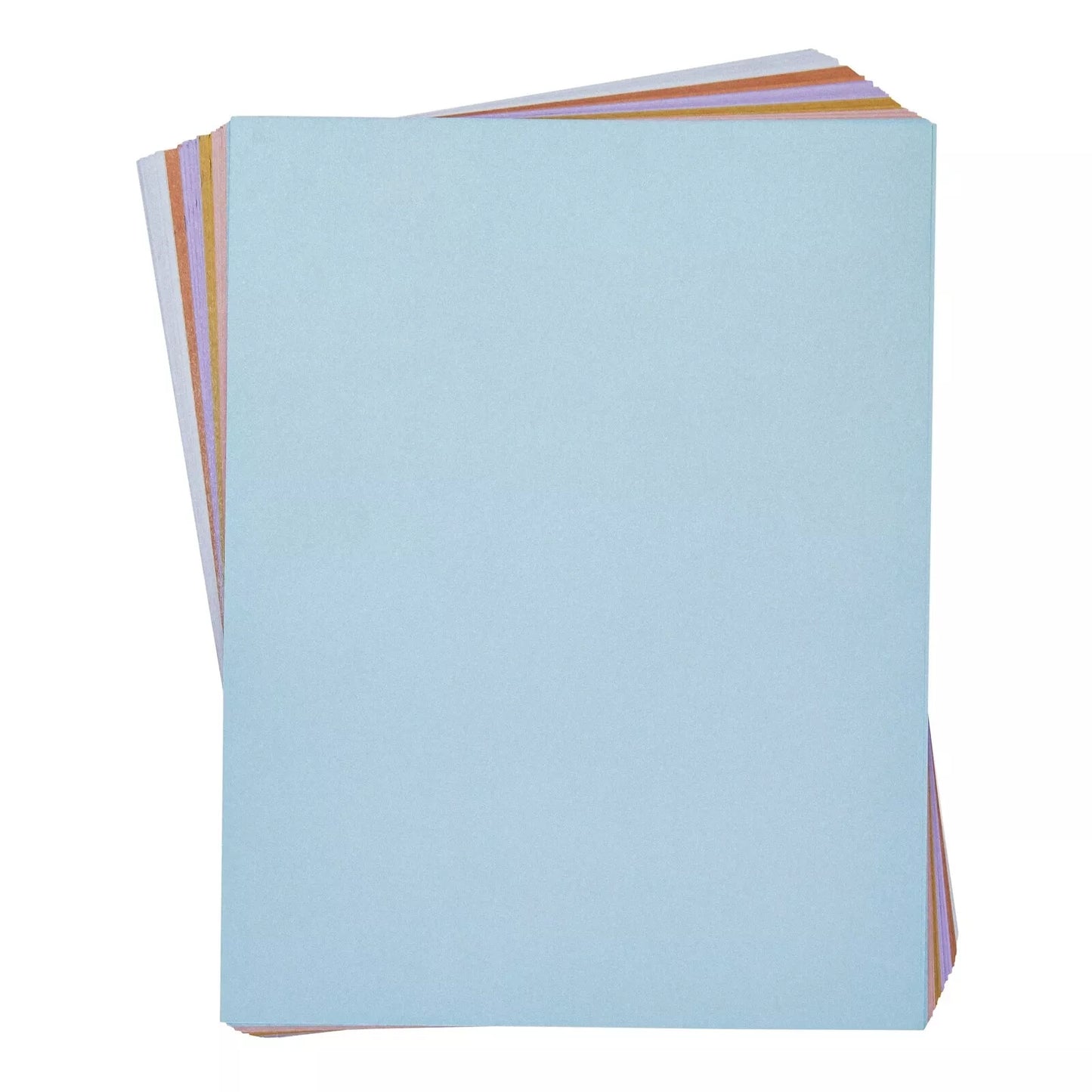 96 Sheets Craft Paper, 6 Assorted Colors, 8.5x11 Inch