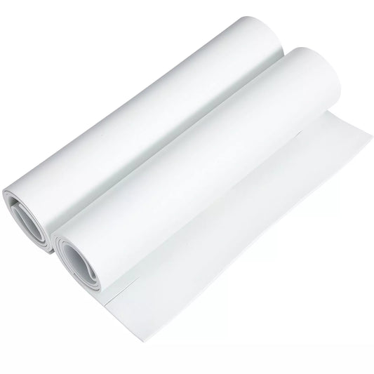 2-Pack White EVA Foam Rolls, 3mm High Density Sheets