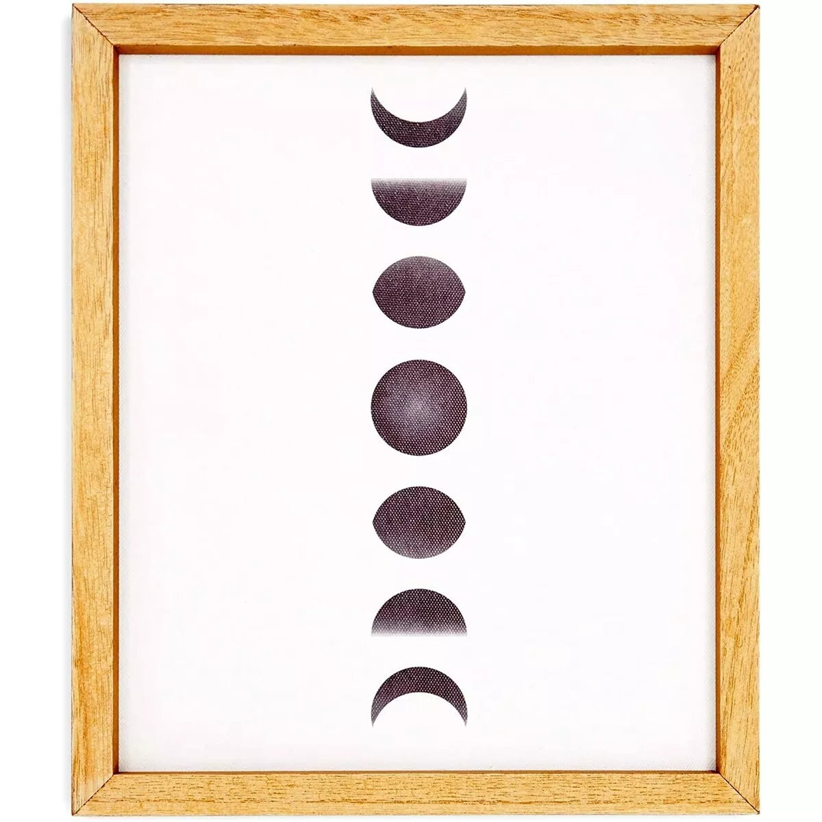 Moon Phases Wall Décor, Modern Framed Art