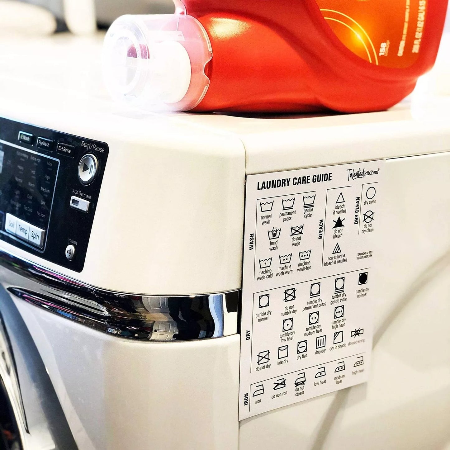 Talented Kitchen Magnetic Laundry Organization Chart