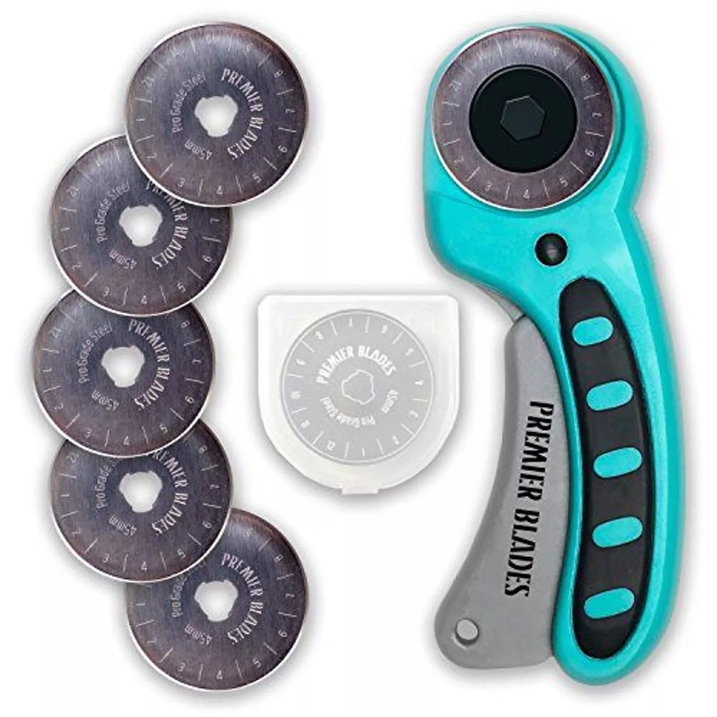 45mm Rotary Cutter Tool Stainless Steel with 5 Extra Blades