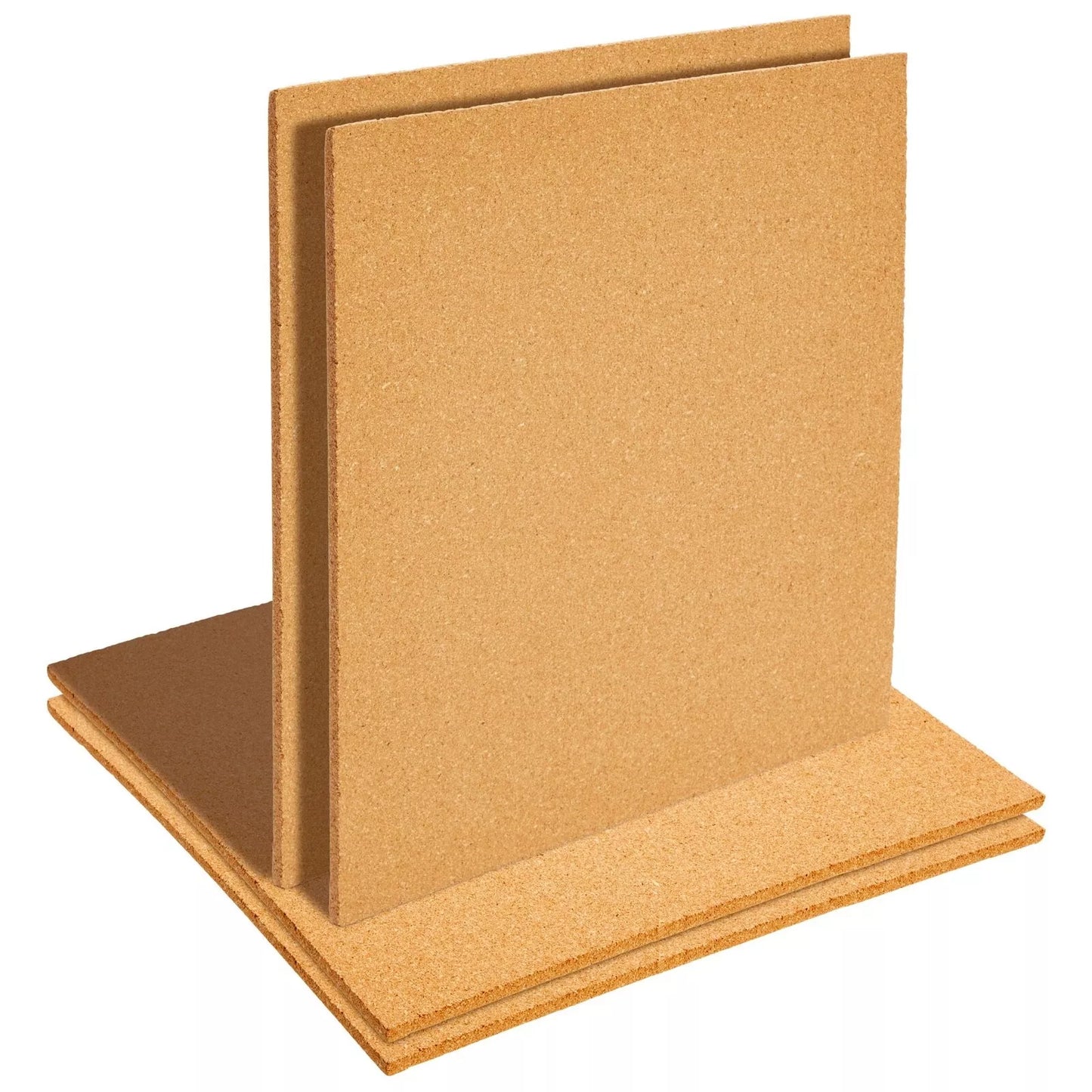 4-Pack Cork Bulletin Boards, 1/4 Inch Cork Tile Boards