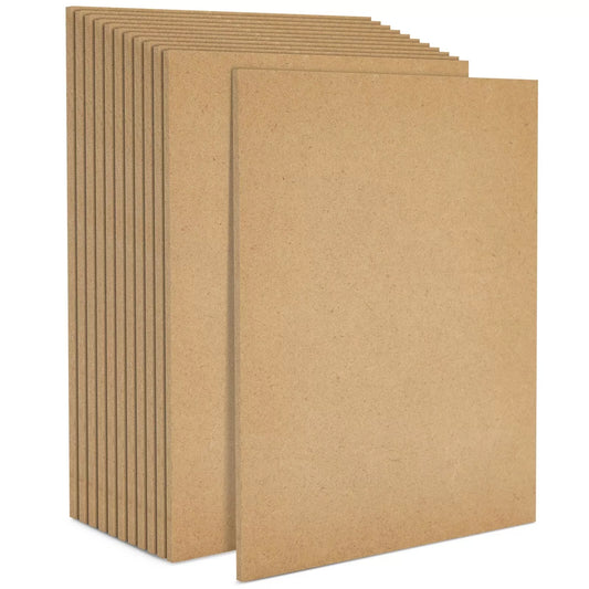 12-Pack MDF Chipboard Sheets