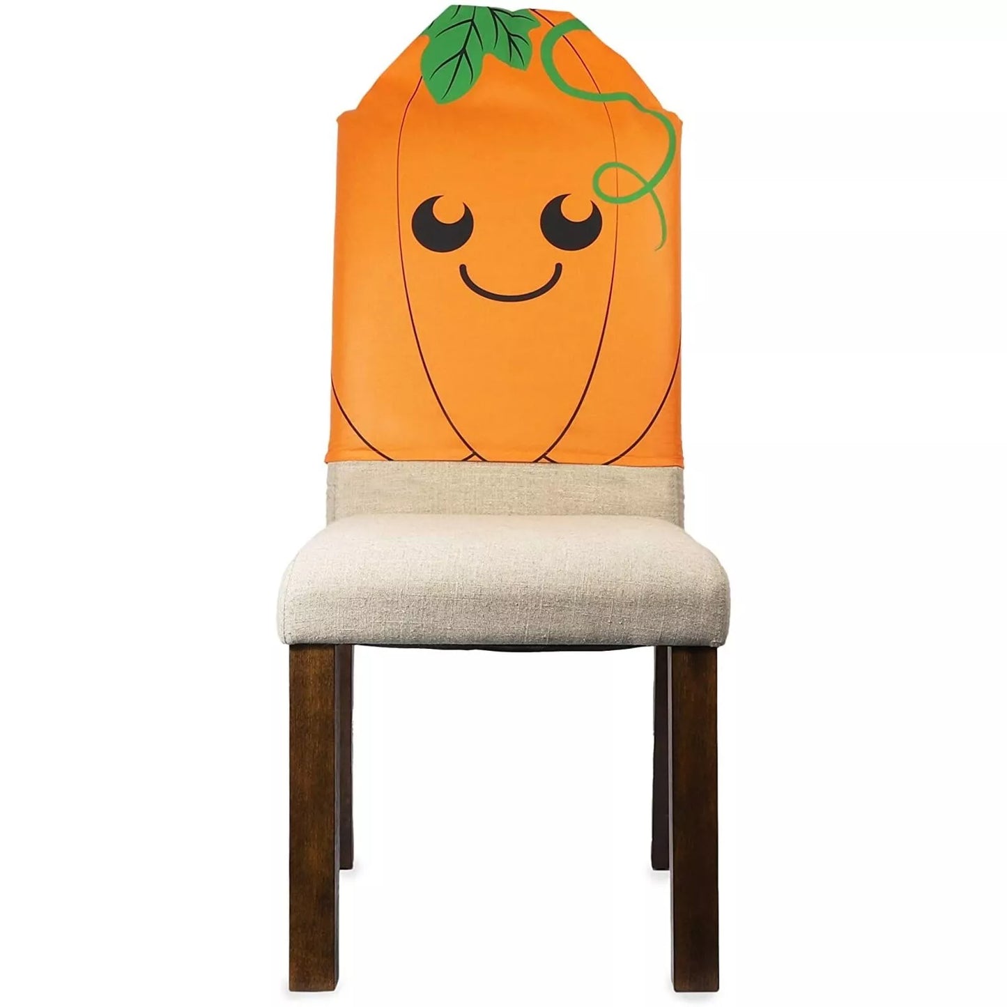 6-Pack Pumpkin Chair Covers for Halloween Decorations