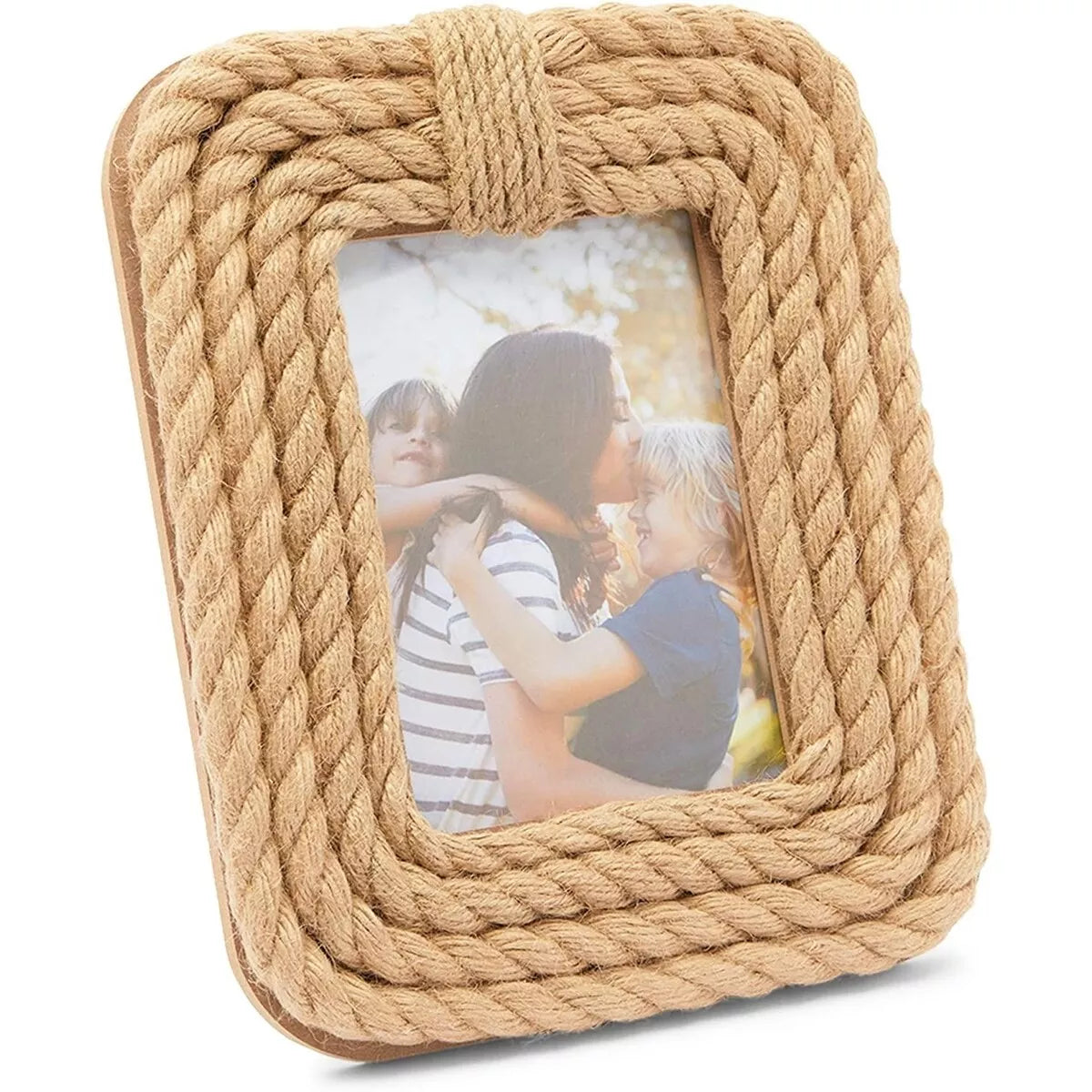 Jute Rope Picture Frame for 5x7-Inch Photos